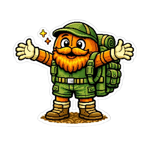 A Hiking Hooper mascot ready for the trail